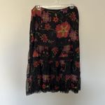 Vintage Spenser Jeremy skirt women's size 12 floral 90s 1990 whimsigoth fairy Black Photo 1