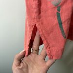 PICCALINO Top Women 14P Pink 100% Linen Peach Pink Beach Resort Travel Lagenlook Photo 6