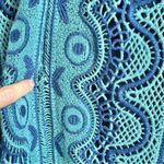 Sea New York Crochet Midi Dress Blue Size 4 Photo 7