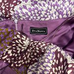 IvaNova Boutique Floral Strapless Dress in Purple and White Size 4 Photo 2