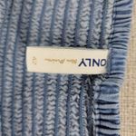 Only  Blue Denim Womens Hermione Dress Size 42 Off-Shoulder 3/4 Sleeve Smocked Photo 6