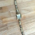 Gramercy Ladies Watch Vintage Two Tone Gold Tone Crystal Quartz Accutime Photo 1