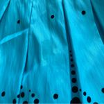 B Darlin B. Darlin Formal Mini Dress Large Back Bow Turquoise Black Juniors Size 5/6 EUC Photo 3