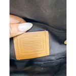 Coach Tea Rose Black Blue Floral Sierra Satchel Top Handle Doctor Crossbody Bag Photo 6