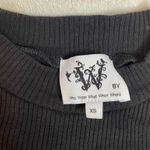 W By Worth WHO WEAR WHAT WHEN WHERE‎ 1/2 Sleeve Black Ribbed Top Flowy Extra Small XS Photo 1