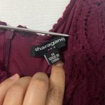 Sharagano Burgundy dress size 14 Photo 1
