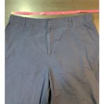 Ralph Lauren Lauren  Utility Pants Women 12P Blue Ripstop Adjustable‎ Snap Hem Photo 9