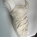 Blondie Nites  Strapless Ivory Dress with Jewel Accent Photo 3