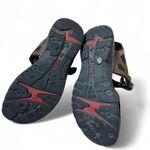 Ecco Brown Leather Adjustable Strap Walking Sandals Size 38 Photo 1