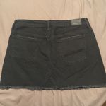 American Eagle  Black Denim Mini Skirt Photo 1
