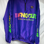 Vintage the hangout purple windbreaker Size L Photo 0