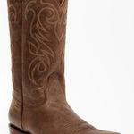 Shyanne Womens Darby Western Boots Brown Leather Size 11 NWOB Classic Square Toe Photo 0