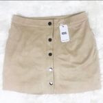Naked Zebra NWT Cream Button Down Addison Skirt Photo 1