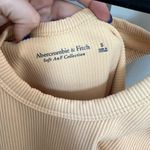 Abercrombie & Fitch Ribbed Bodysuit in Light Orange Photo 5