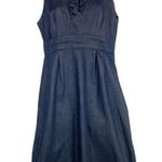 London Times  Dark Blue Dress Size 4 Photo 0