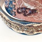 Chico's Chico’s Women’s Vintage Tooled Embroidered Leather Belt Denim Sequins Photo 4