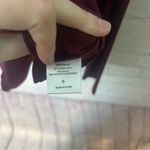 Grace & Lace Boutique NEW maroon v neck swing top romantic size Small Red Photo 6