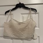 BNWT STAUD Loveina SheerTank Top in Ivory Size Large Photo 4