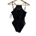 BECCA by Rebecca virtue BECCA Colorplay Makayla Black Sheer Crochet One Piece Swimsuit Size Small Photo 9