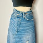 ZARA Premium Denim Asymmetrical Skirt Photo 2