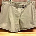 Tommy Hilfiger  High Waist Solid Khaki Chino Cotton Wrap Front Skort Womens 12 Photo 5