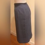 Nine & Co. Blue Midi Skirt Size 12 Zipper In Back Photo 1
