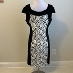Joseph Ribkoff Shoulder Cut Out Abstract Dress Photo 2