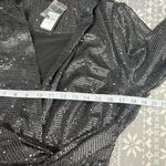 City Chic NWT Sequin Glow Dress In Black Size XXS/12 Photo 10