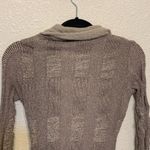 BKE  tan cardigan sweater sz M comfy cozy fall winter preppy business casual Photo 7