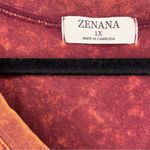 Zenana Outfitters Women's V-Neck Rust Top 1X Photo 2