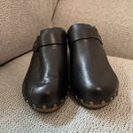 Lisa B. Classic High Heel Studded Clog in Black Leather Size 42 (9.5 Photo 5