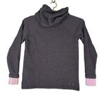 Under Armour  Womens XS Loose Fit Threadborne Gray Black Stripe Pink Cuffs UA Photo 1