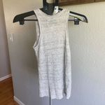 Brochu Walker  Enzo 100% Linen Twist Tank Top Sleeveless Neutral Gray Summer XS Photo 3