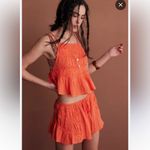 Free People   Short Set - Scarlet Ibis Photo 2