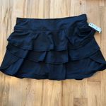 Ideology 🆕  Women’s Plus Size Tiered Pull On Black Skort - NWT Photo 1