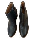 Madewell Ankle Boot 7.5M Black Classic Block Heel Side Zipper Versatile Chic Photo 2