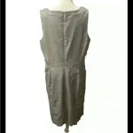 Anne Klein AK  Gray Formal Dress Business Professional Photo 2