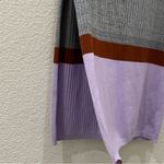 Free People  OB962007 Color Block Knit MIDI Skirt with Side Slit Size M Photo 4