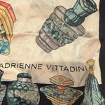 Adrienne Vittadini  women perfume bottle novelty print scarf purse‎ silk vintage Photo 1