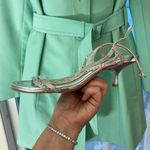 Unlisted Kenneth Cole Silver sparkly beaded sandals w diamanté details 10 Photo 4