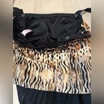 Rose Marie Reid Bathing Suit Swimwear‎ Green Black Animal Print Size M Brown Size M Photo 3