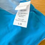 L Space Bikini Top Womens Sz Lge Blue One Wave Reversible Sporty Chic Beach NWT Size L Photo 5