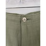 Tommy Bahama  Pastel Green High Rise 100% Silk Pleated Straight Leg Pants Size 12 Photo 3