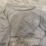 Hollister  grey off shoulder sweatshirt  Photo 0