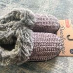 Dearfoams NWT!  Gray Excalibur Indoor / Outdoor Slippers Womens Large 9 - 10 Photo 3