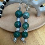 Artisan Lapis Chrysocolla Necklace and Earrings Blue Photo 4