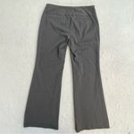 EXPRESS Editor Charcoal Flare Pants Size 6S Low Rise Flat Front Photo 2