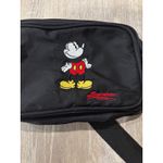 Disney Mickey Mouse Fanny Pack‎ Black Embroidered  Waist Bag Photo 1