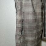 NWT The Workshop‎ Plaid Women's Blazer large academia career office fall Brown Size XL Photo 2