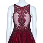 Jovani JVN Red Black Whimsigoth Rhinestone Prom Dress. Size 00. Fairycore Gothic Photo 10